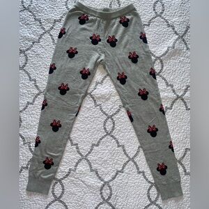 GAP kids Disney Minnie Mouse Gray Sweater Leggings Girl’s Size XXL (14-16)